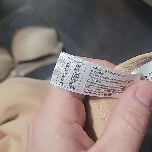 NWOT DELIMIRA Front Closure Posture Wireless Back Support Full Coverage Bra 46C - Picture 6 of 7